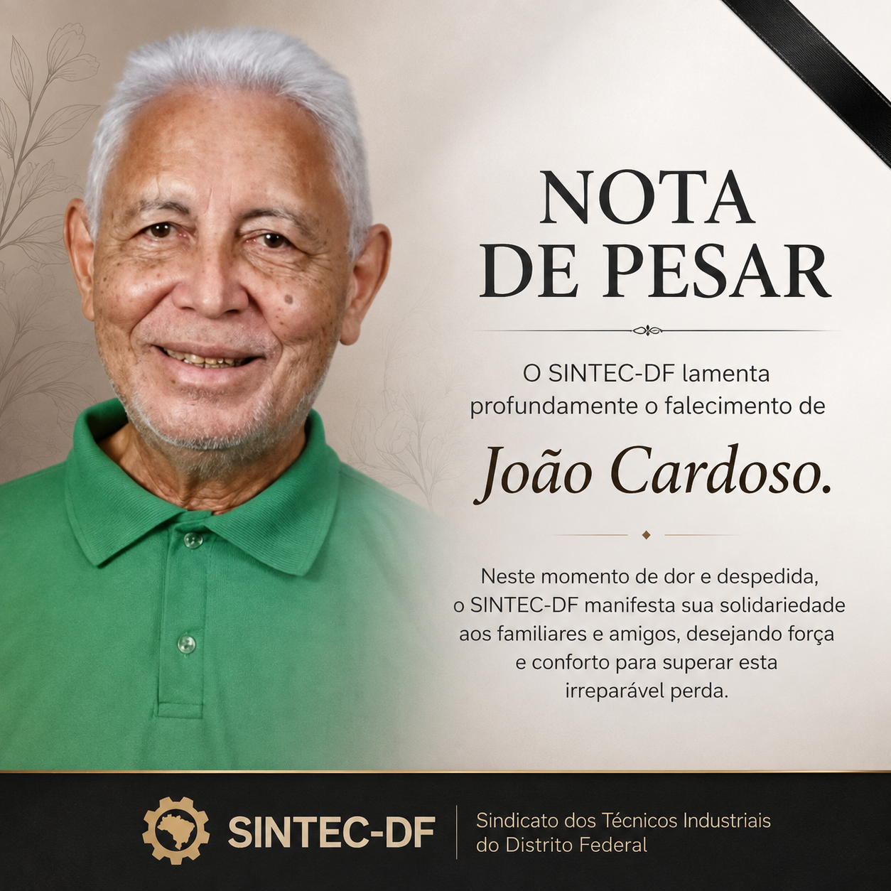 NOTA DE PESAR