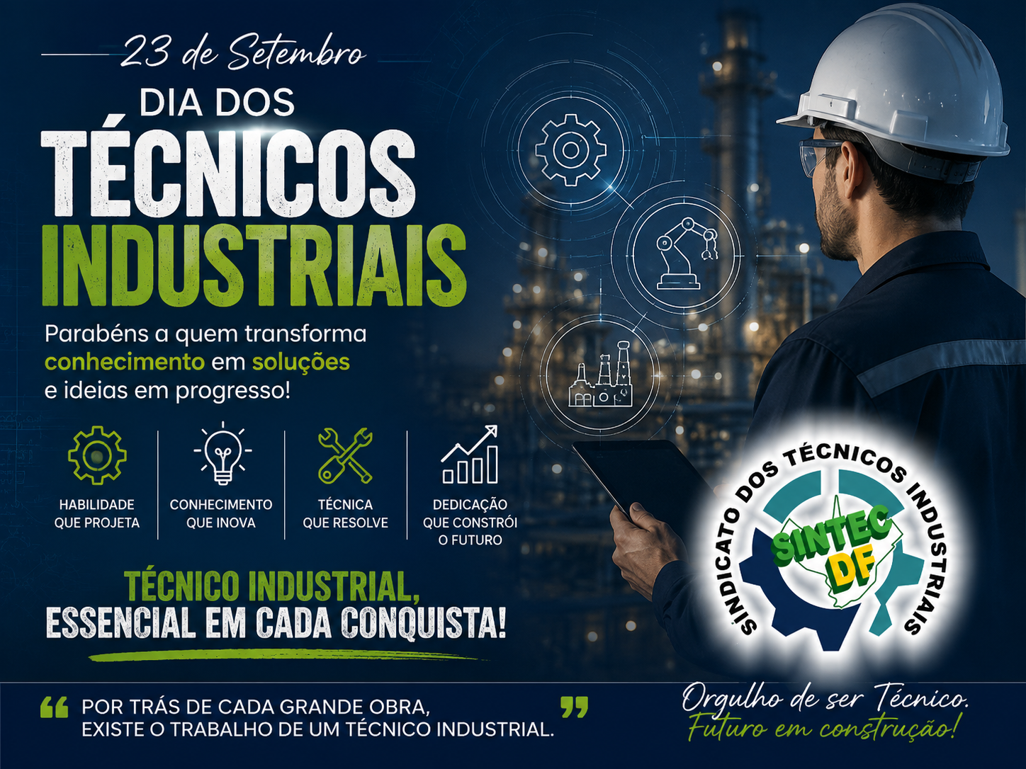 Técnicos e Técnicas Industriais de todo o Brasil