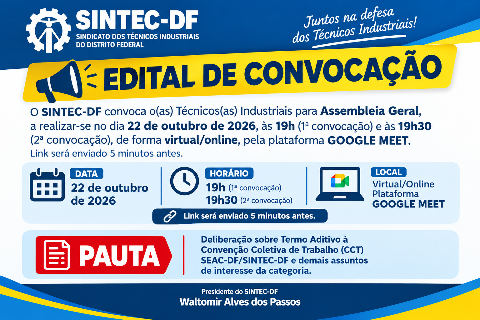 EDITAL DE CONVOCAÇÃO